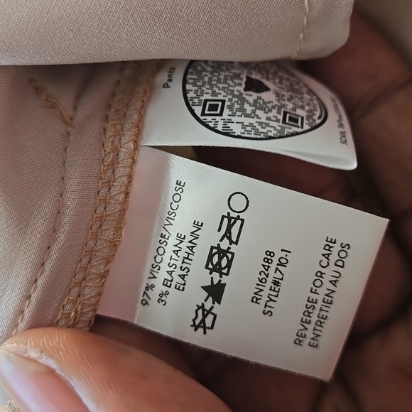 Lita By CIARA Classic Timeless Minimalist Women's Tailored High Waist Tan Shorts - Picture 7 of 12